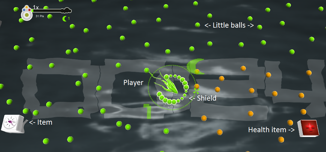 Movement in a Full and Dynamic Environment using Small Influence Maps screenshot 1
